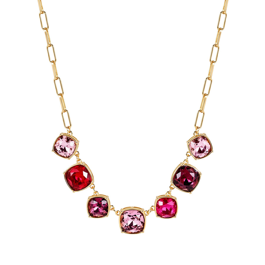 Genevieve Amethyst & Fuchsia Necklace