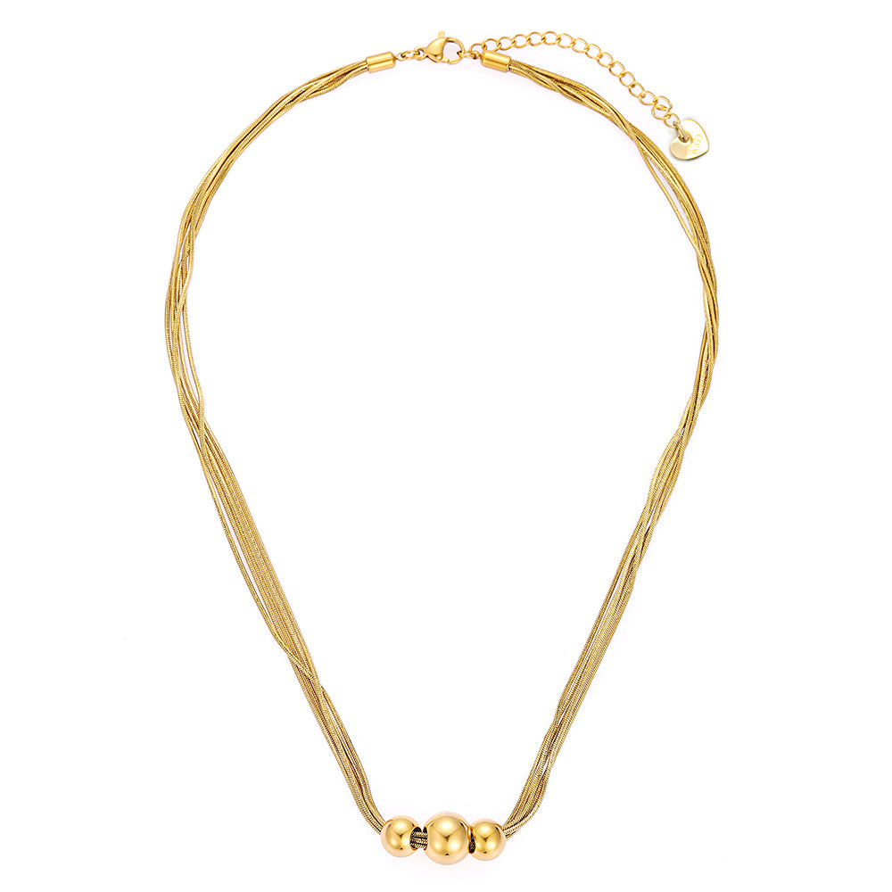 Golden Beads Necklace
