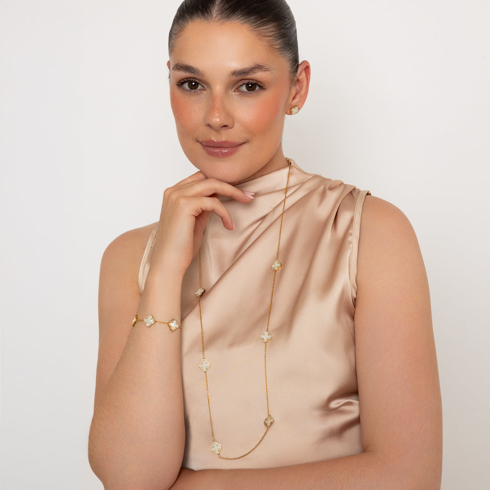 Estella Shell Pearl Studs