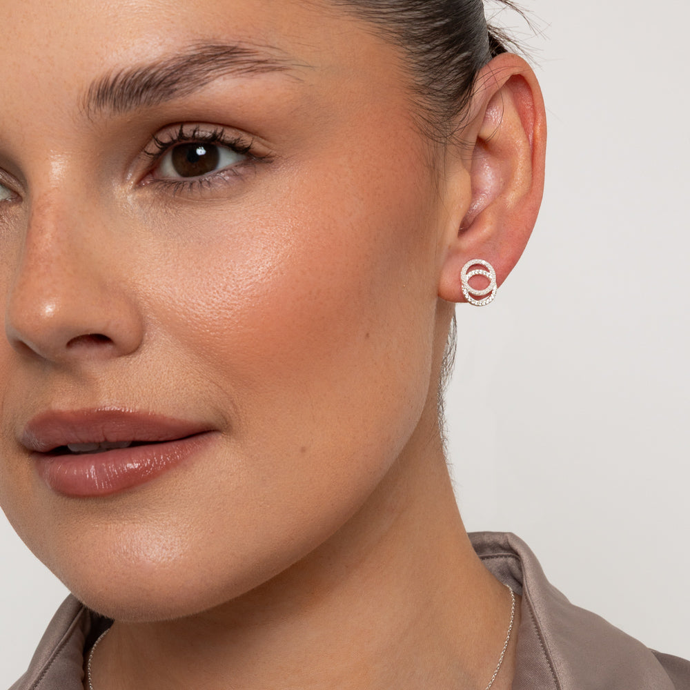 Interlinking Circles Earrings