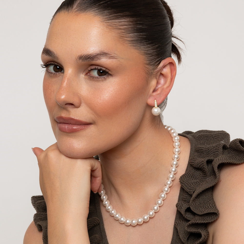 Classic Faux Pearl Necklace