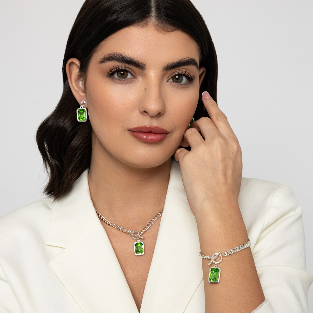 Ariya Light Emerald Bracelet