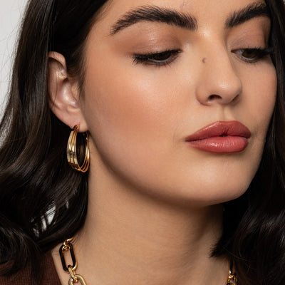 Amalia Gold Hoops