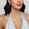 Diamond Shape Drop Necklace