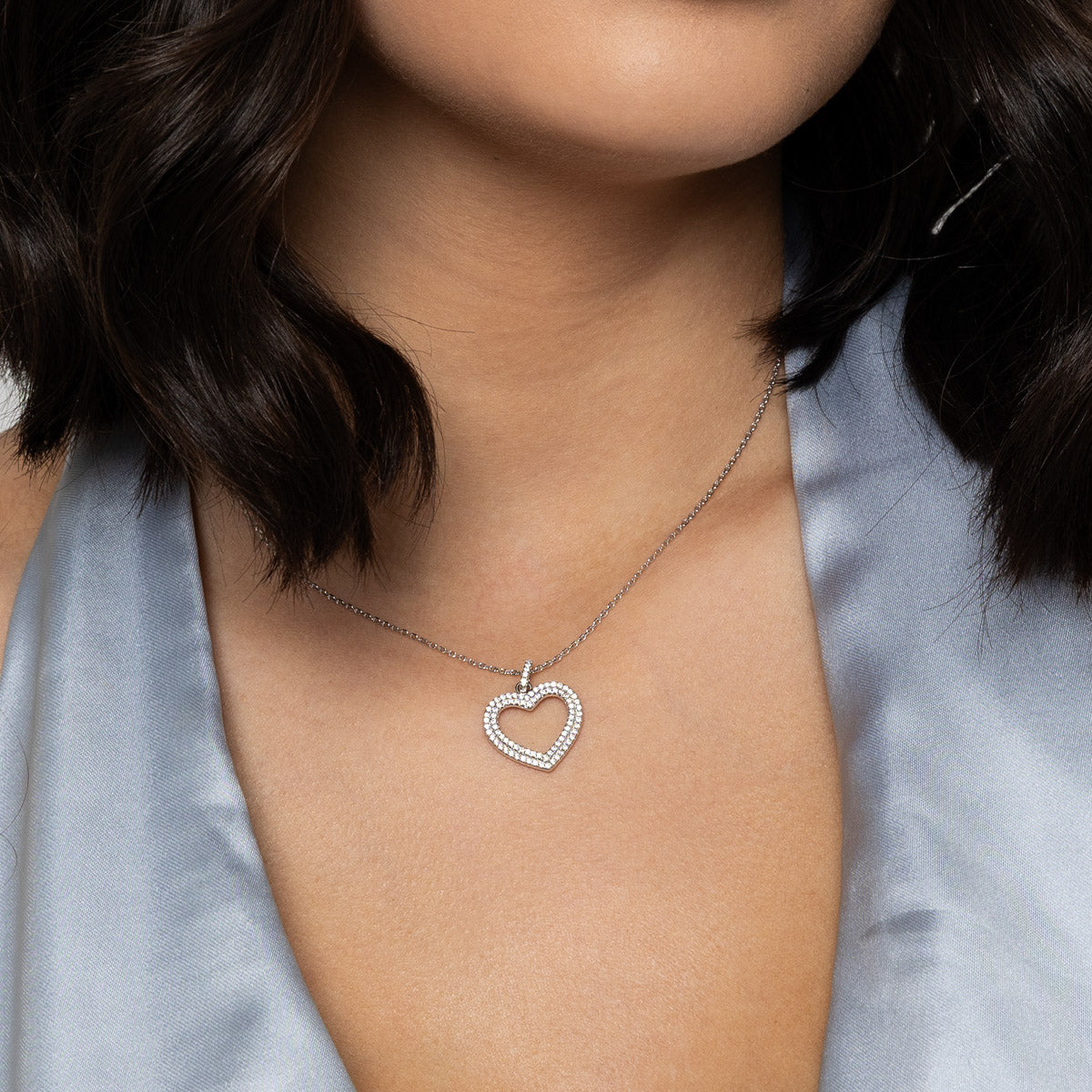 Sparkling Heart Necklace