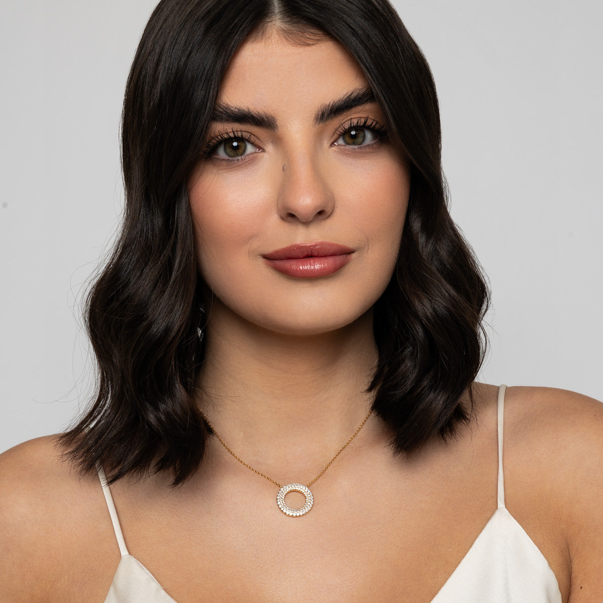 Circle Drop Necklace