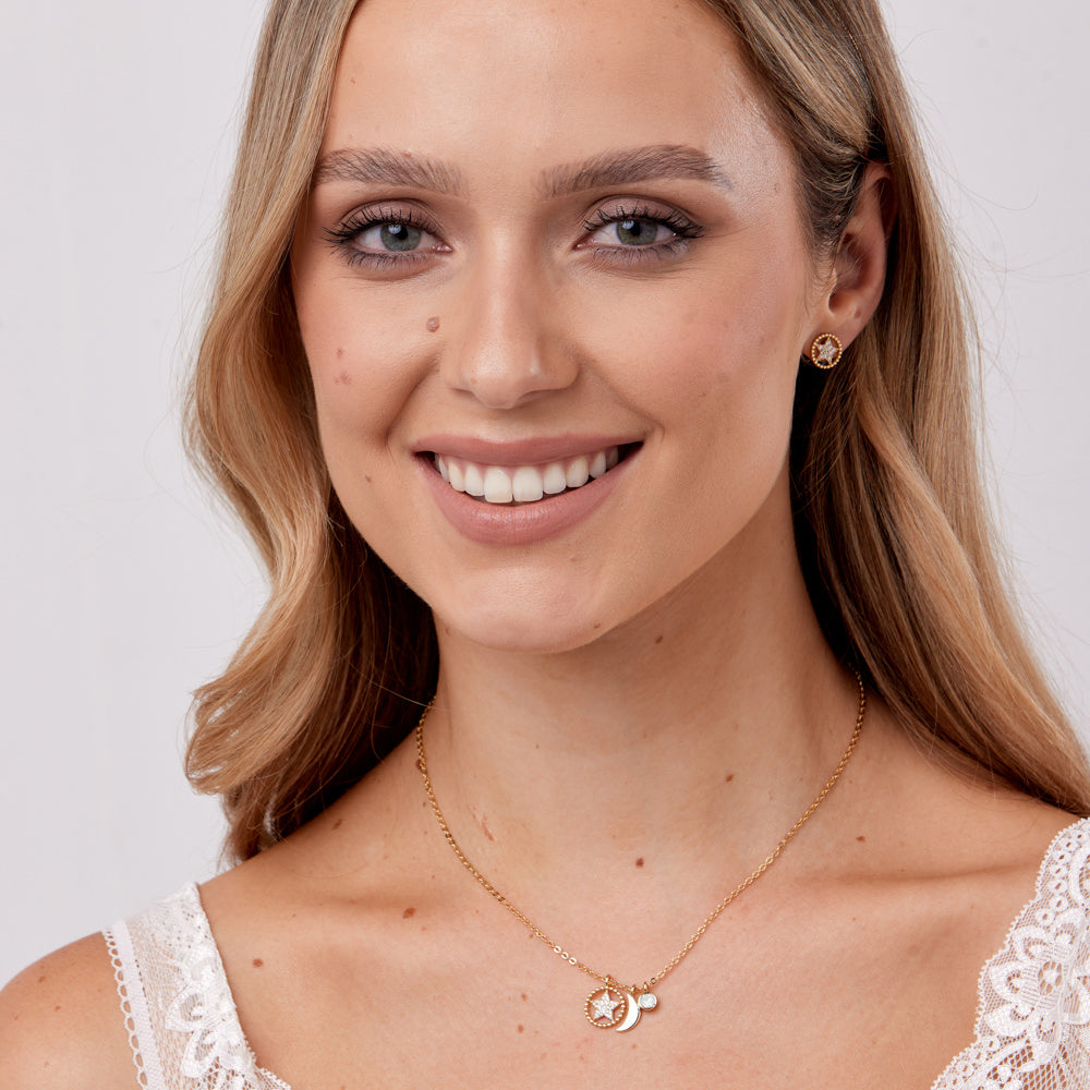 Circular Star Necklace