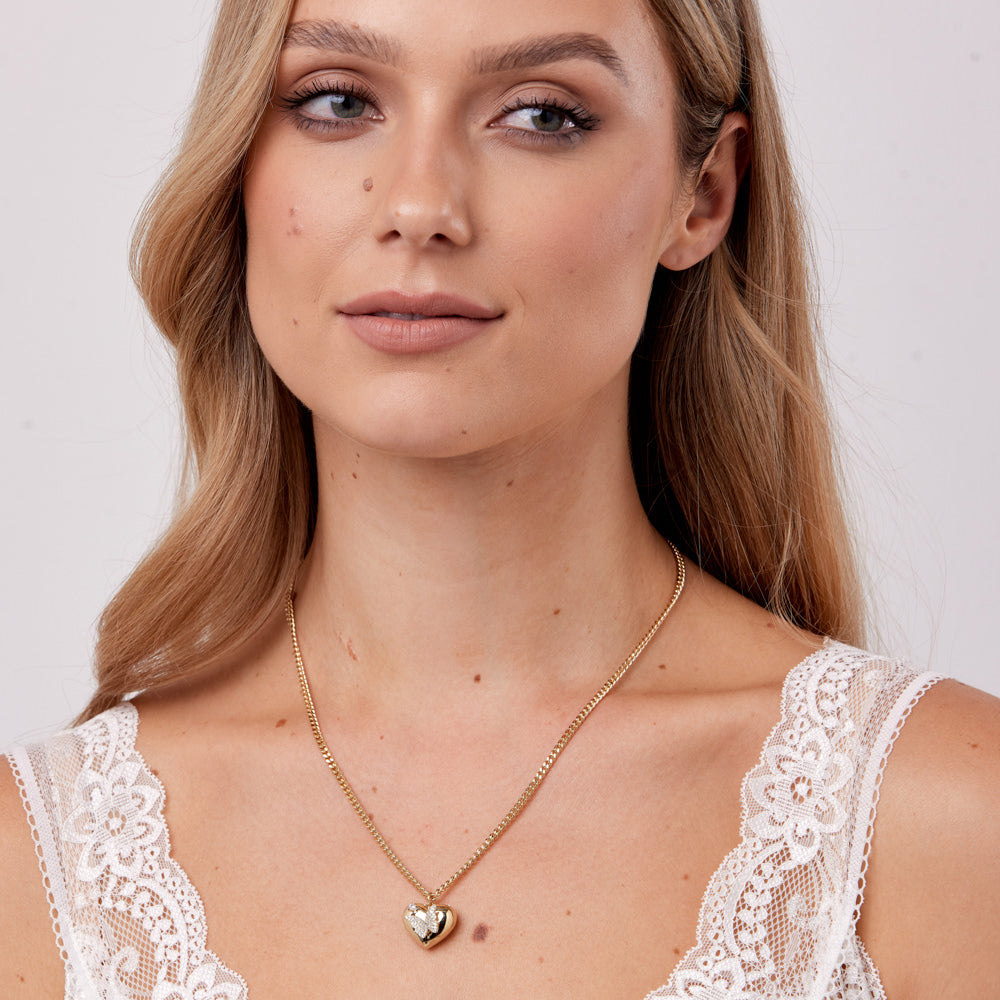 Butterfly Heart Necklace