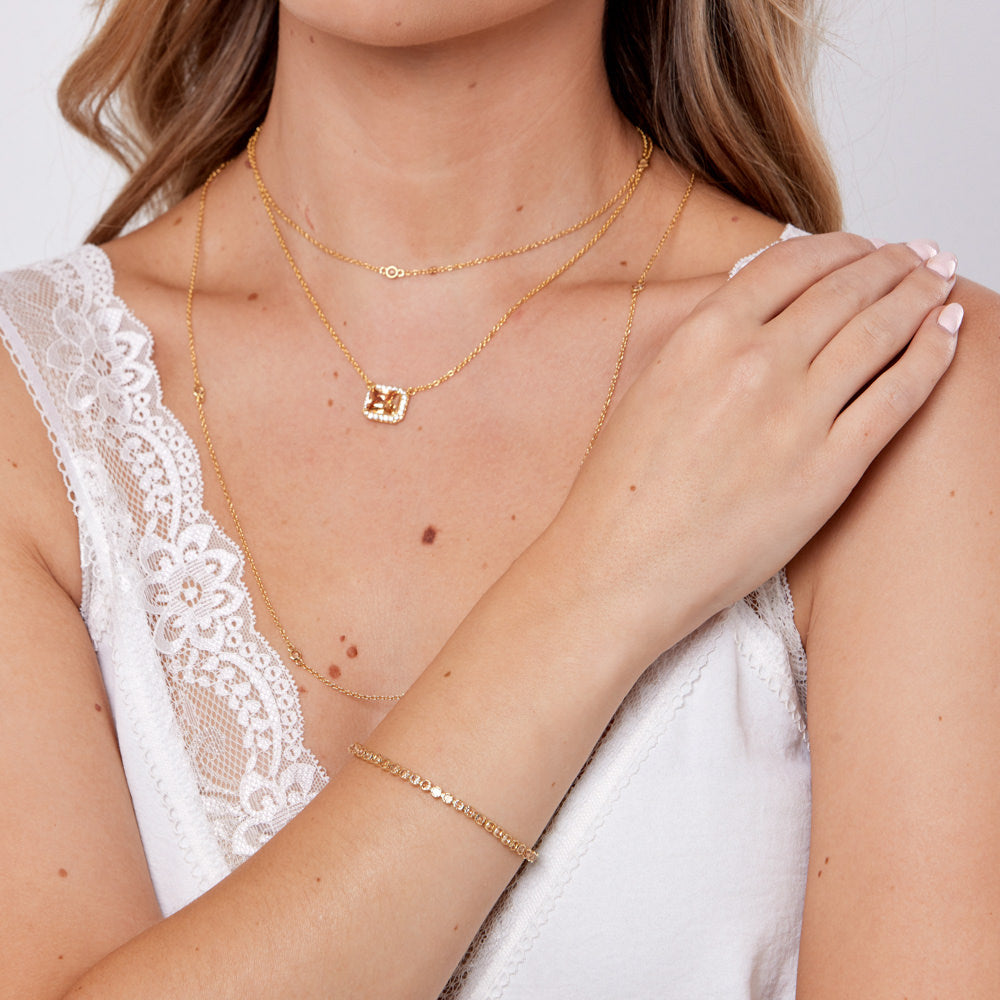 Long Fine Amethyst Chain