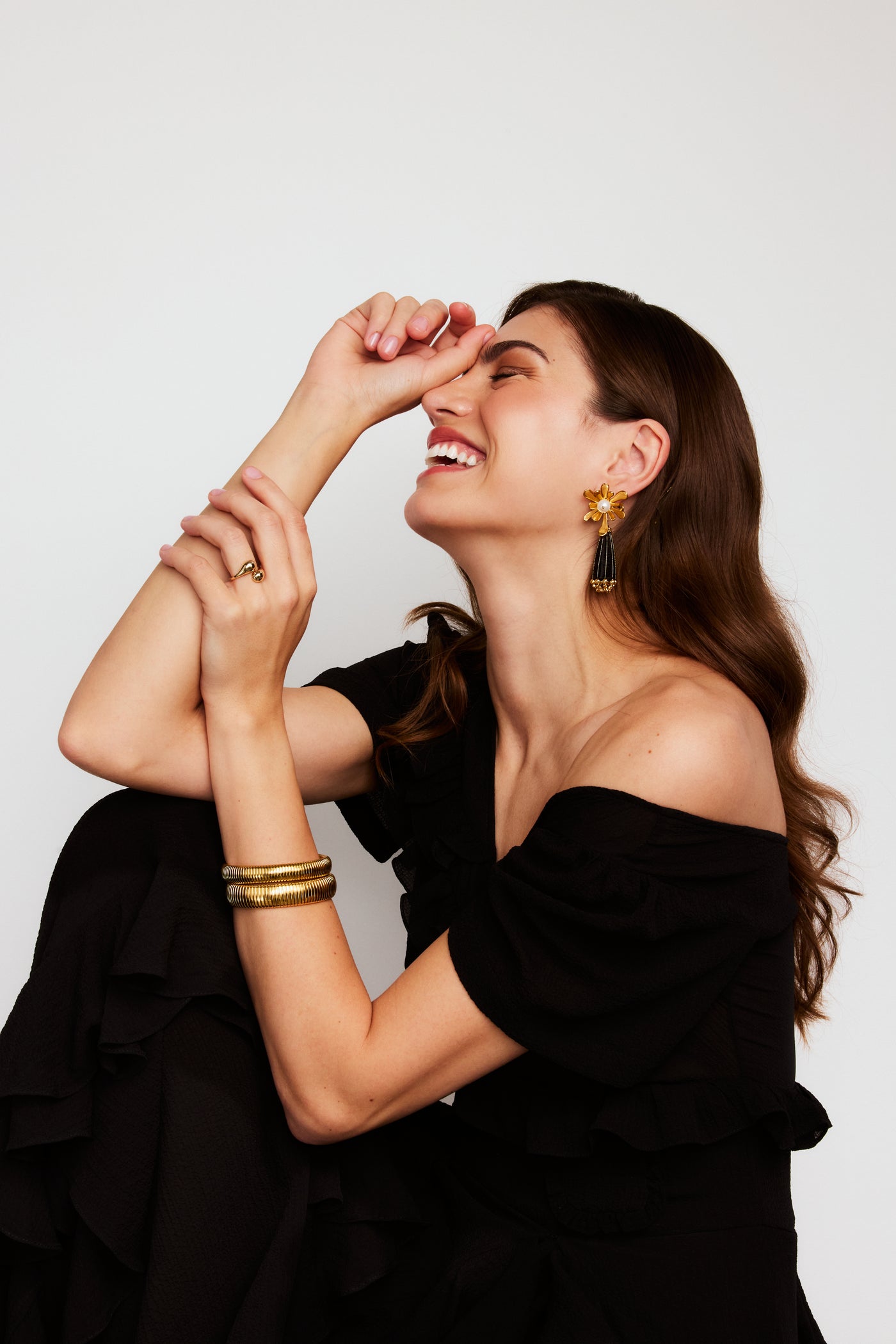 Chunky Gold Plated Ring #8