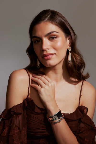 Anya Silver & Gold Earrings