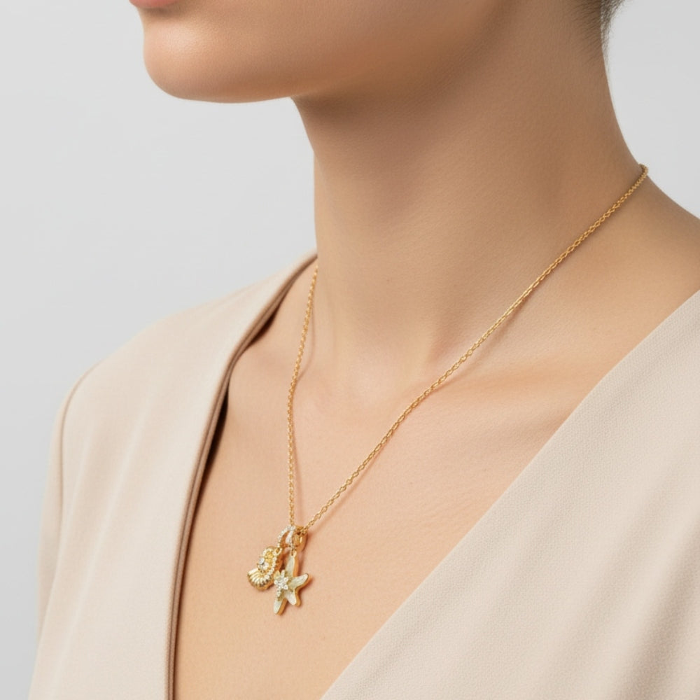 The Pink Box Ocean Charms Pendant