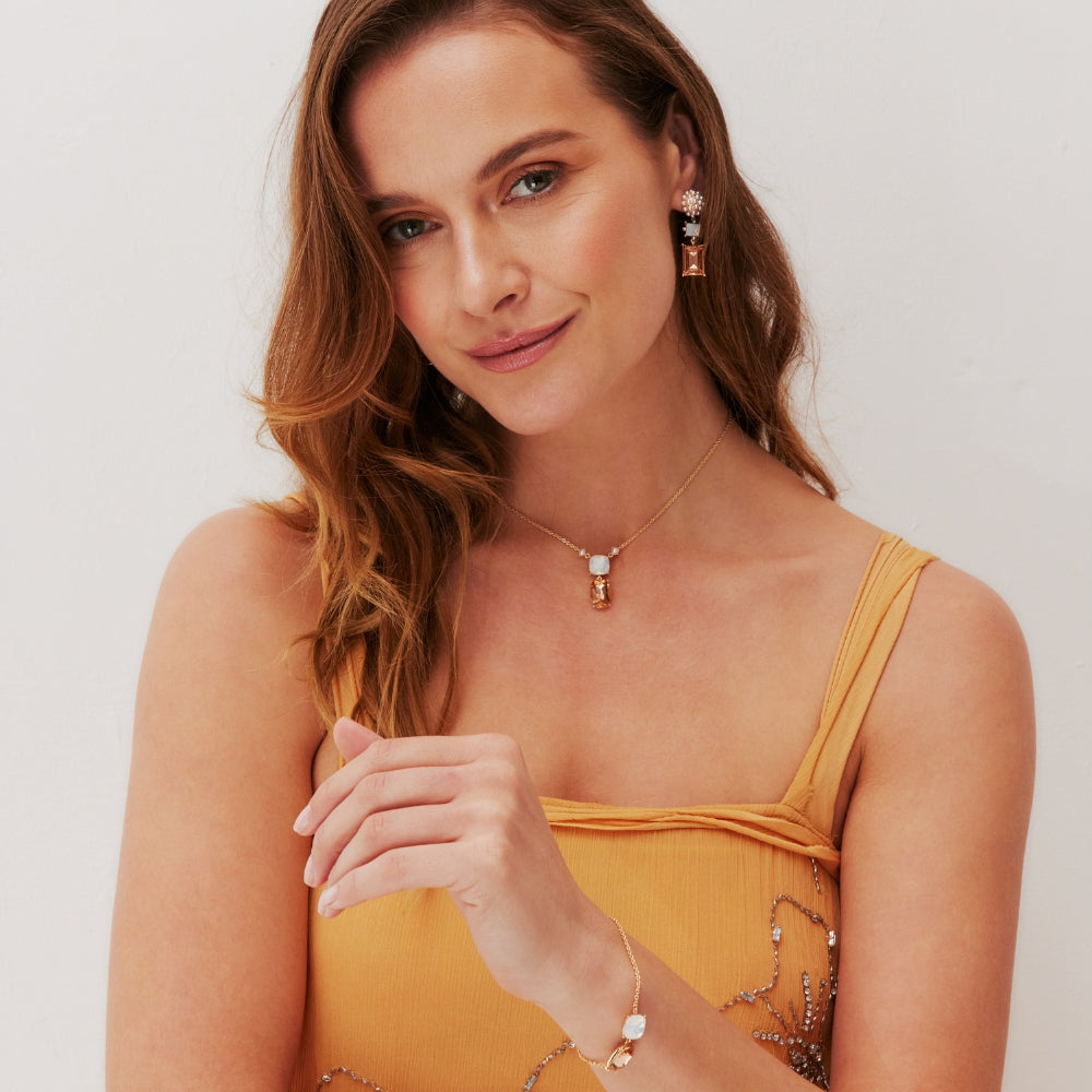 Champagne & White Opal Bracelet