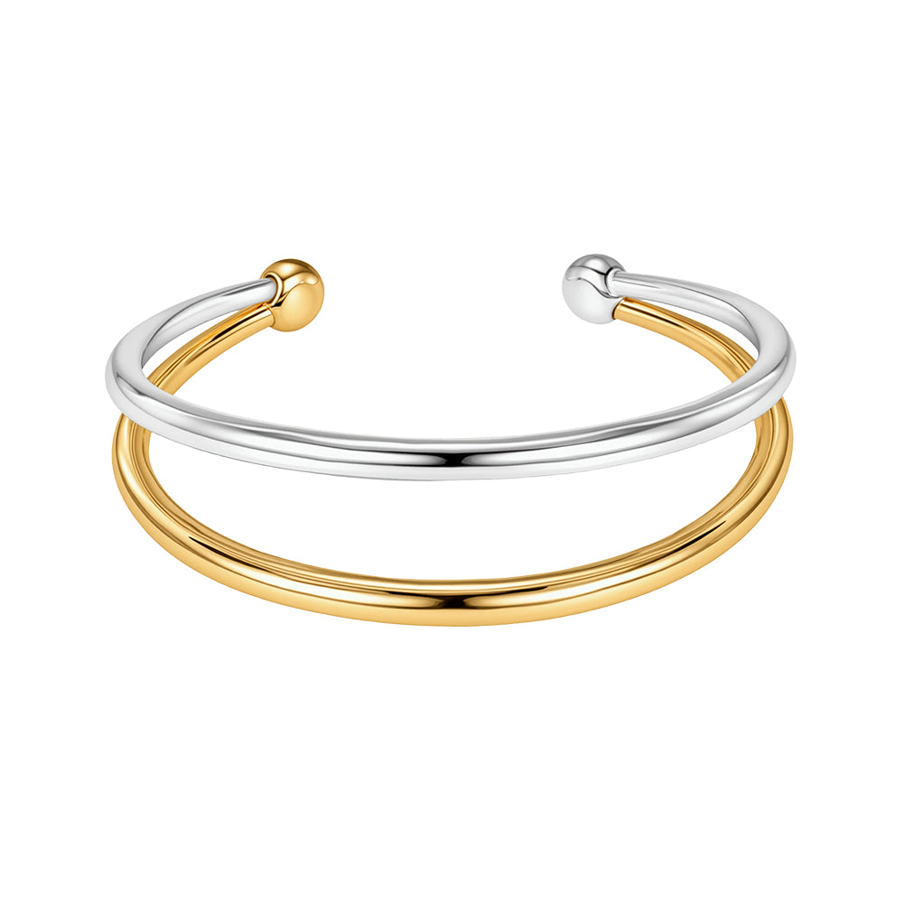 Lucia Mixed Tones Bangle