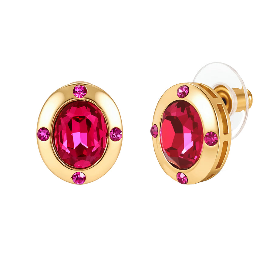 Lydia Fuchsia Earrings