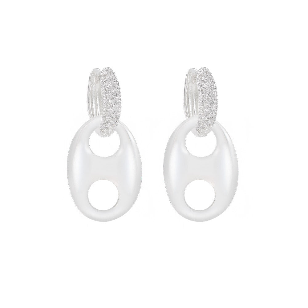 Mallory Silver Earrings