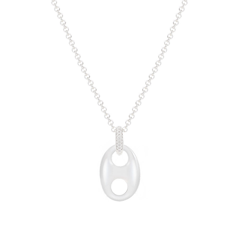 Mallory Silver Necklace