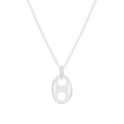 Mallory Silver Necklace