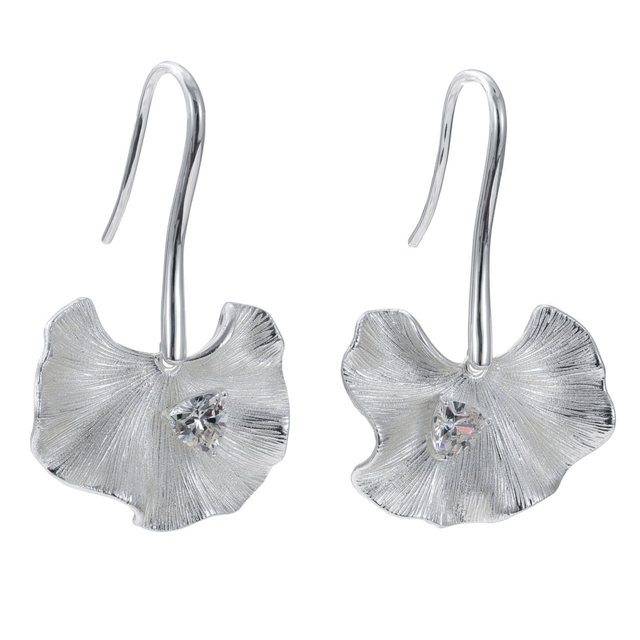 Ophelia Silver Drop Earrings