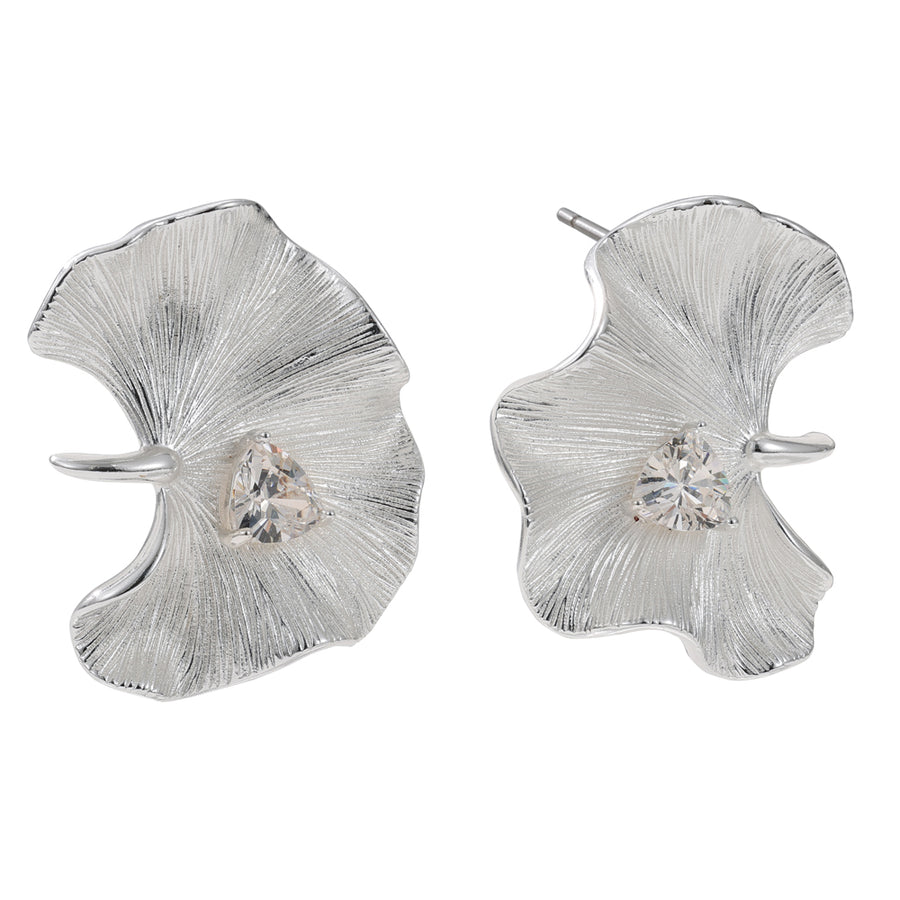 Ophelia Silver Stud Earrings
