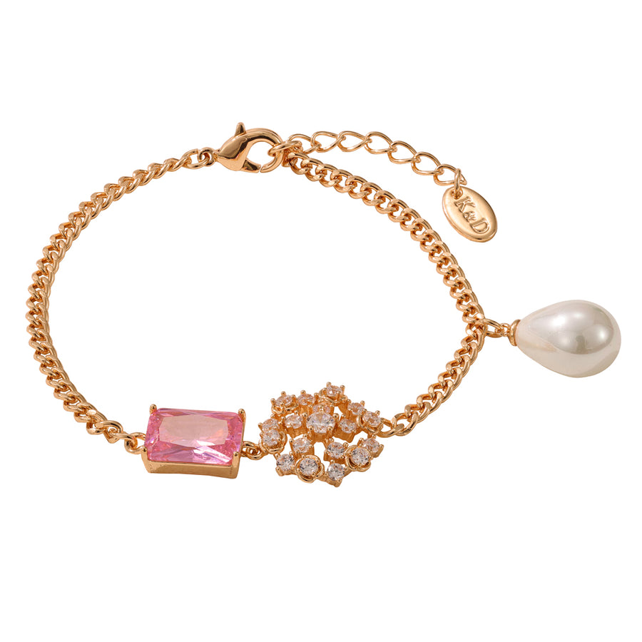 Pearl & Pink Bracelet