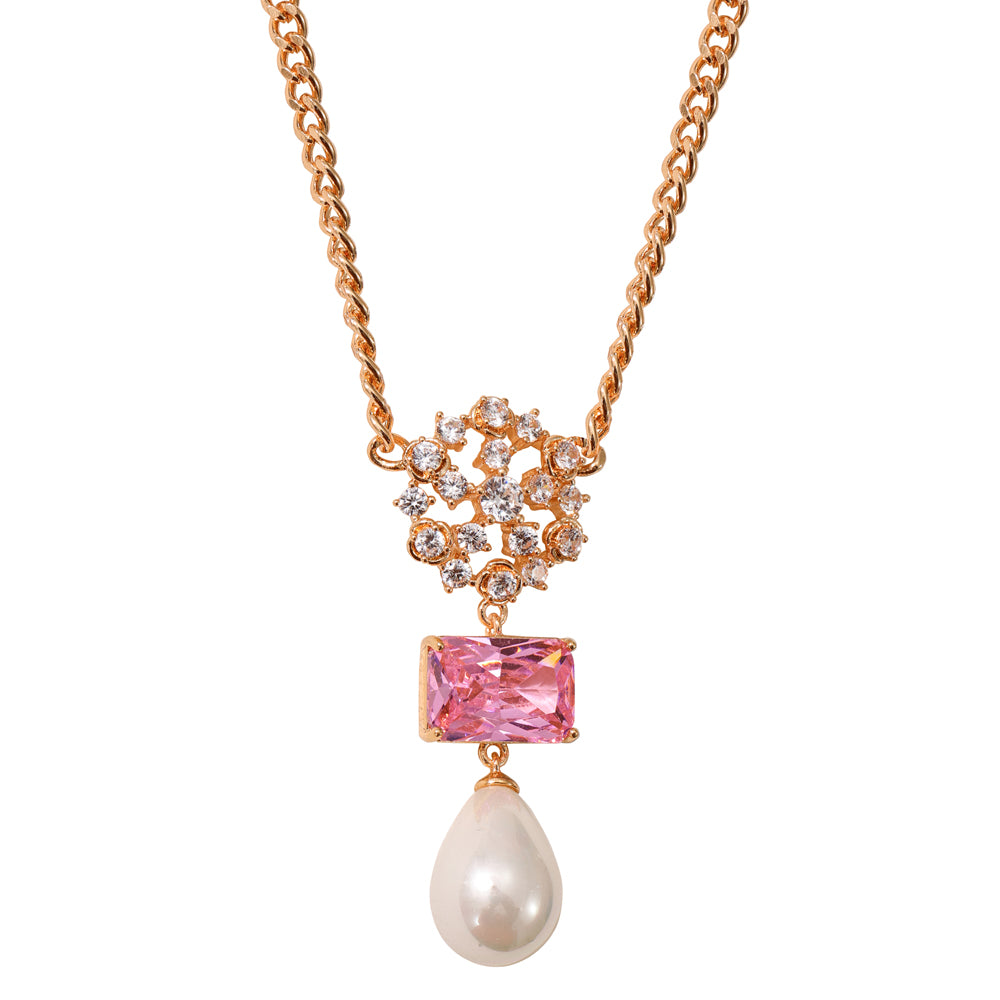 Pearl & Pink Necklace