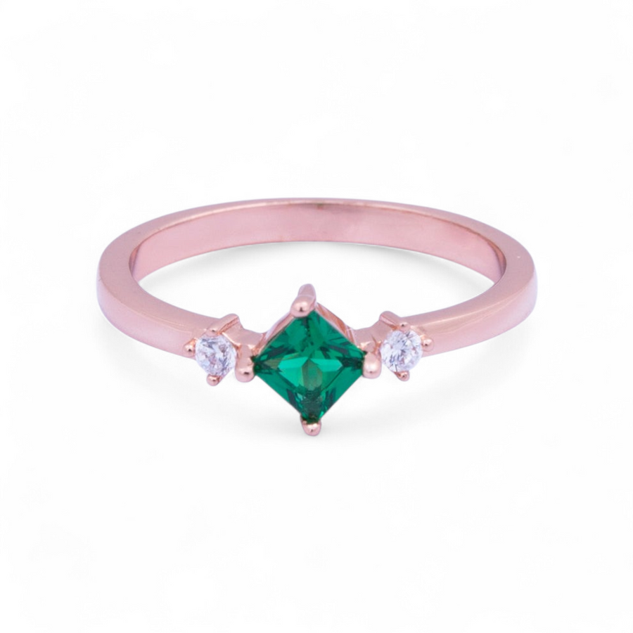 Hailey Emerald Ring