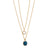 Crystal & Sapphire Layered Necklace
