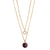 Crystal & Amethyst Layered Necklace