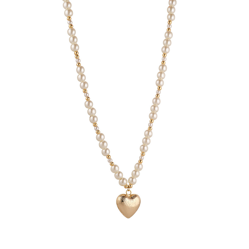 Pearl & Heart Necklace
