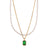 Pearl & Emerald Layered Necklace