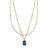 Pearl & Sapphire Layered Necklace