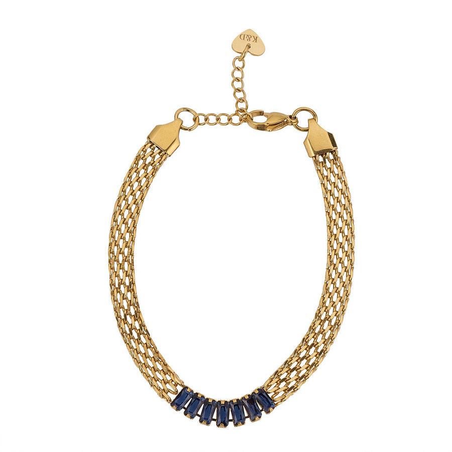 Sapphire Mesh Bracelet