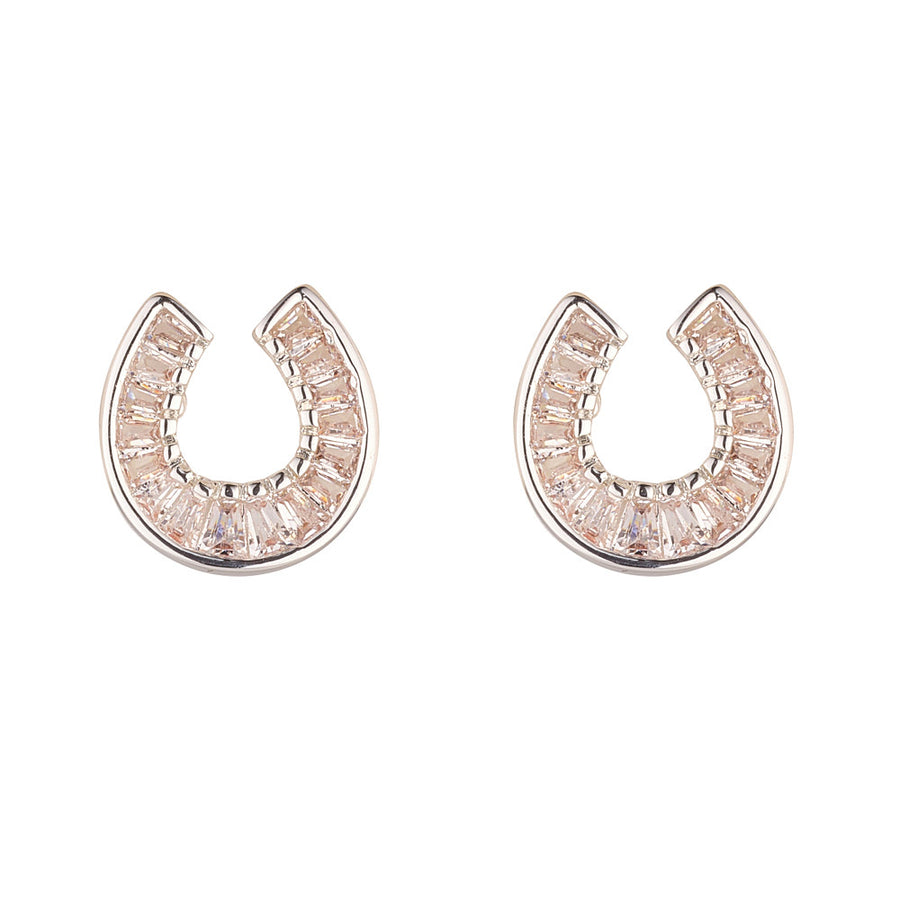 Silver Horseshoe Earrings
