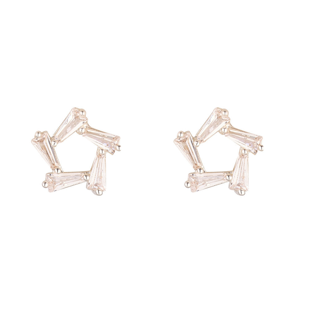 Silver CZ Studs