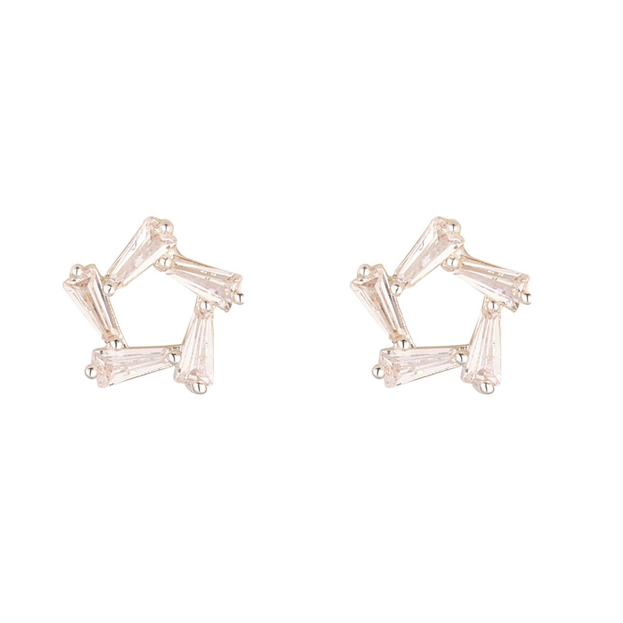 Silver CZ Studs