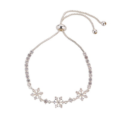 Silver Snowflake Bracelet