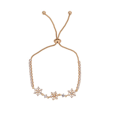 Gold Snowflake Bracelet