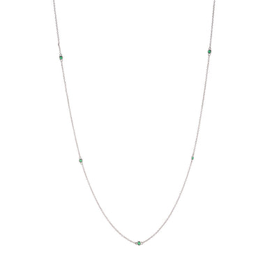 Long Fine Emerald Chain