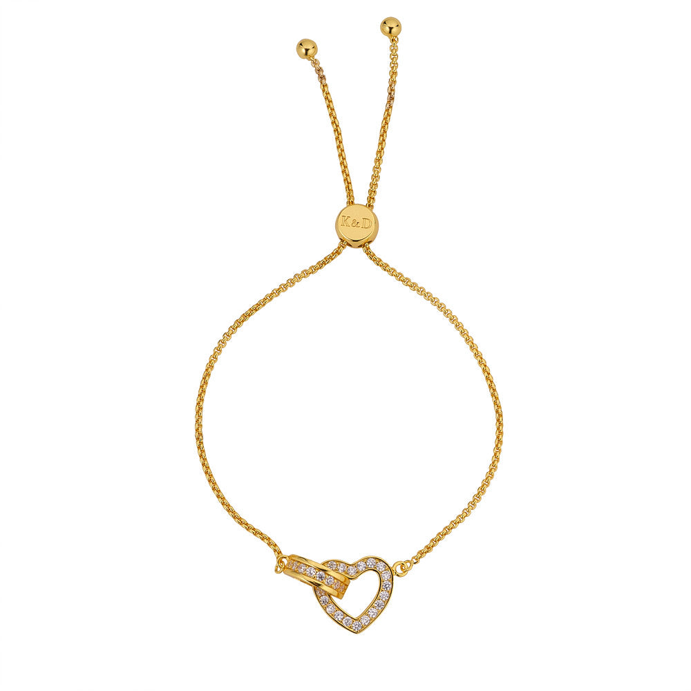 Interlinking Heart Bracelet