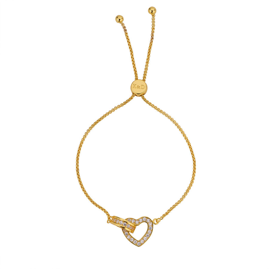 Interlinking Heart Bracelet