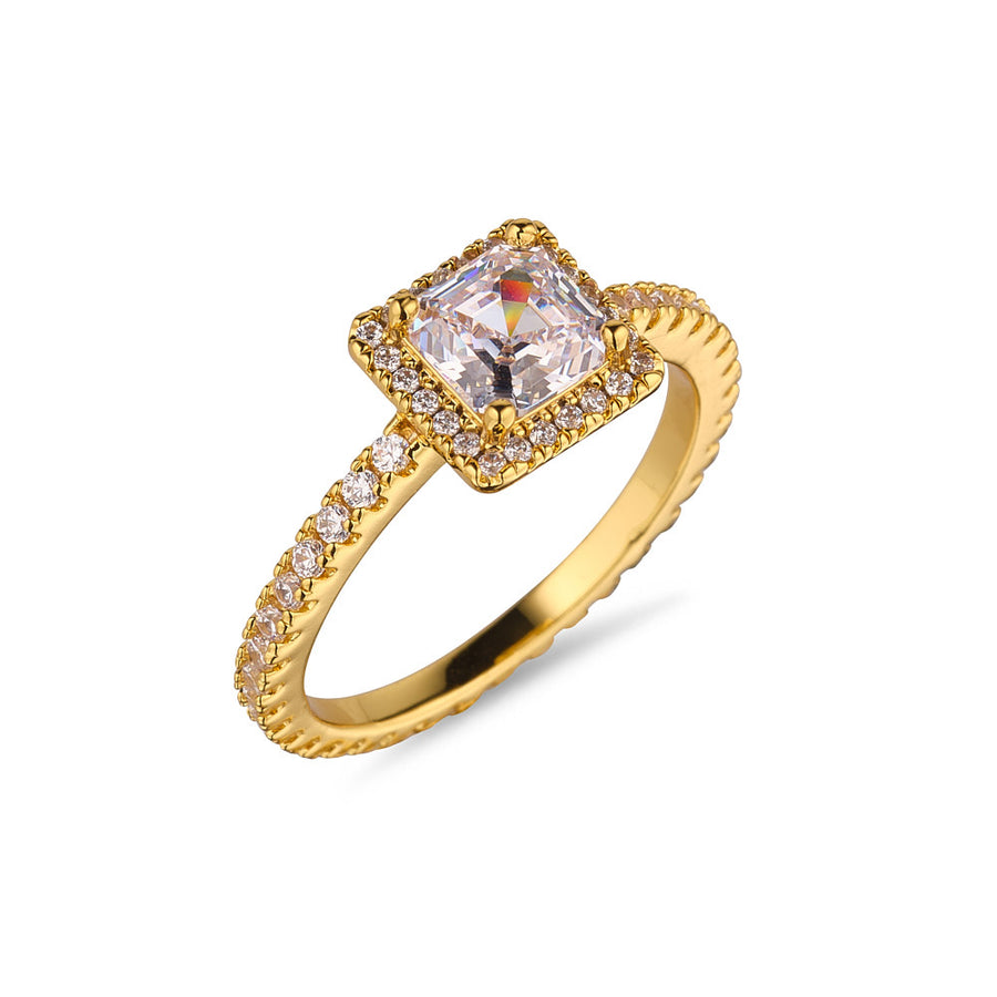 Classic Clear Ring #8