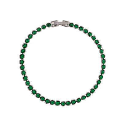 Dakota Emerald Tennis Bracelet