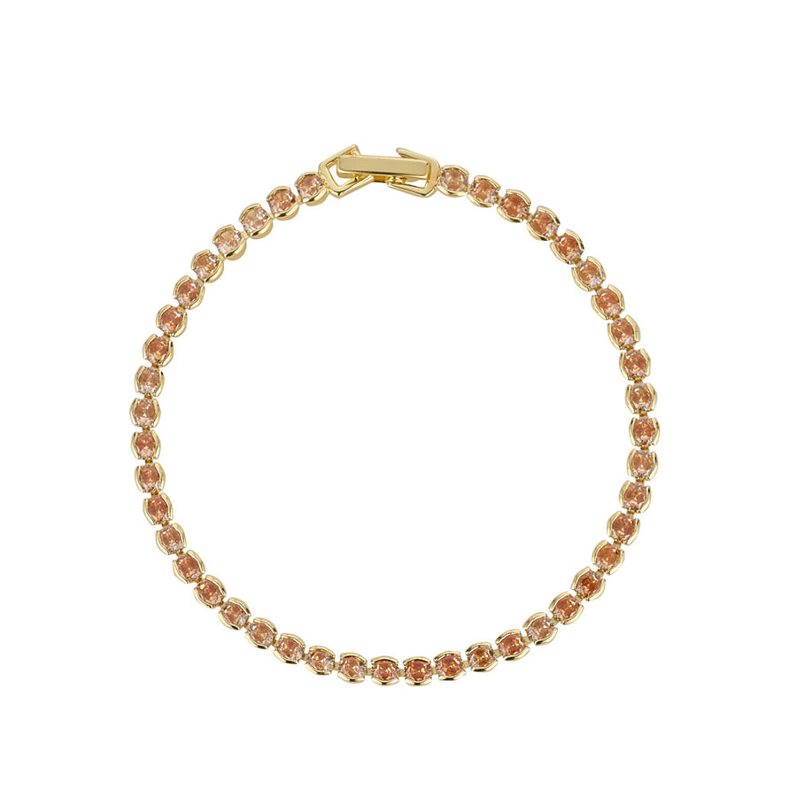 Dakota Champagne Tennis Bracelet