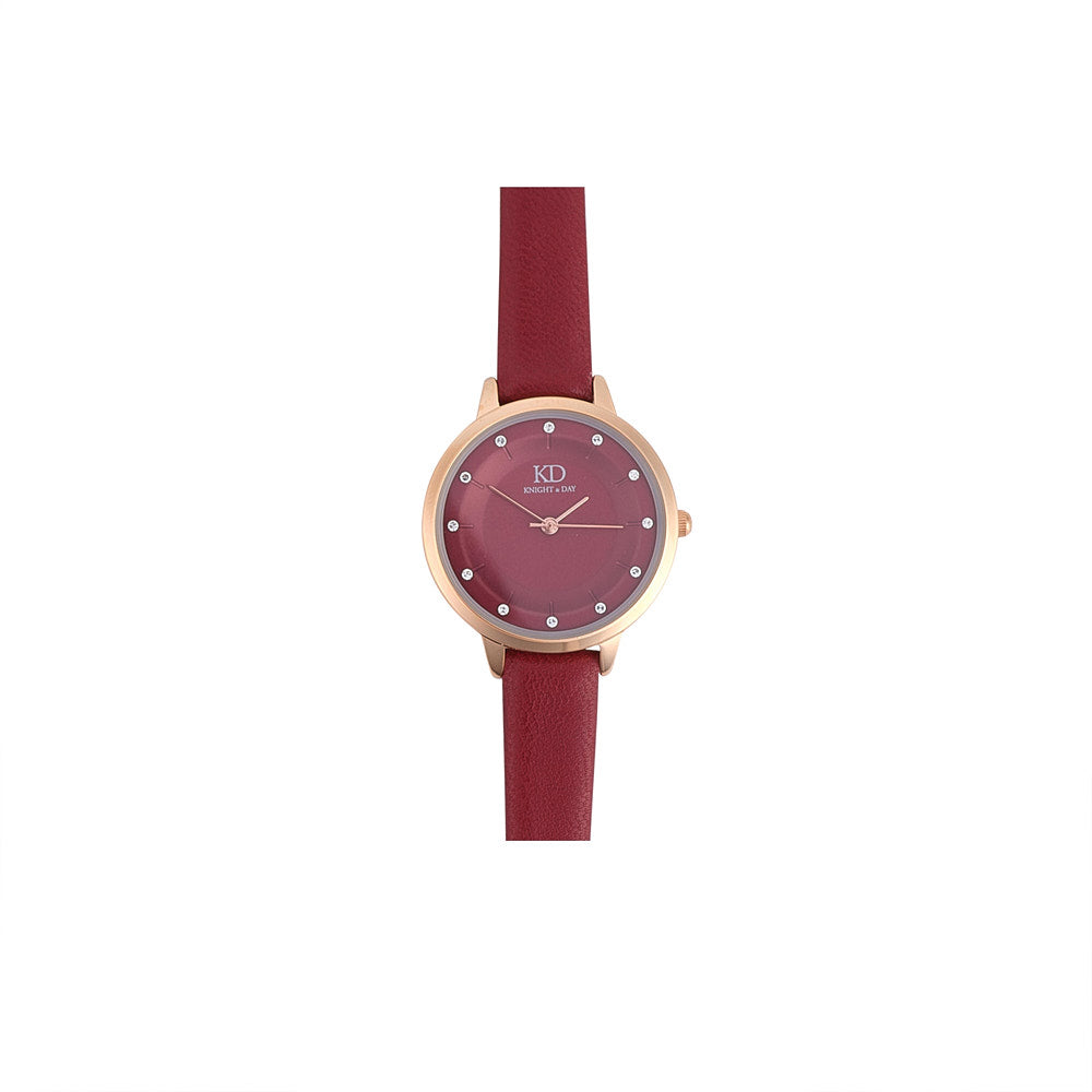 Chana Burgundy Watch