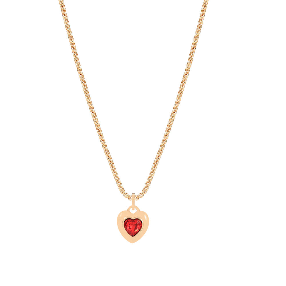 Ruby Heart Necklace