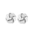 Russian Knot Silver Earrings