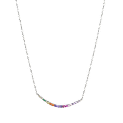 Multi Coloured Bar Necklace