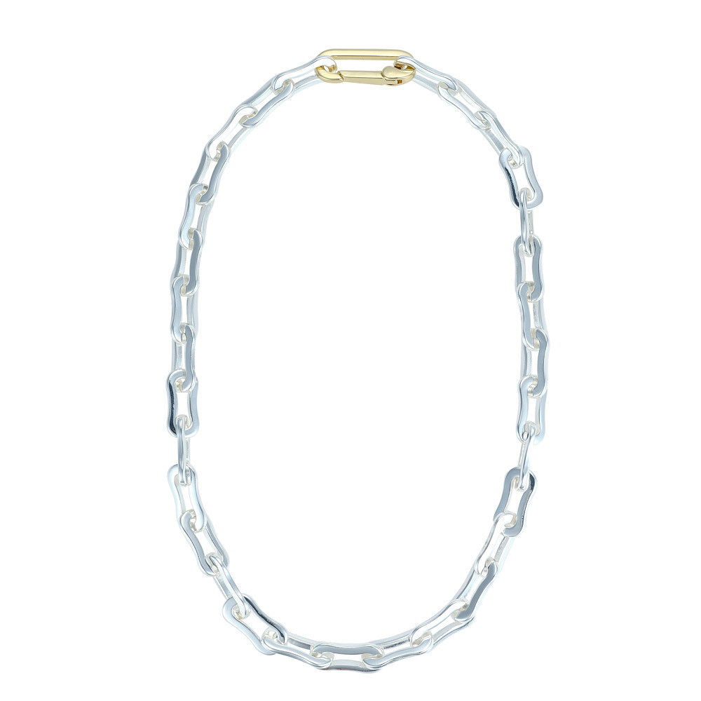 Chunky Mixed Metal Necklace