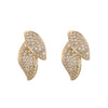 Gold Duo Leaf Earrings